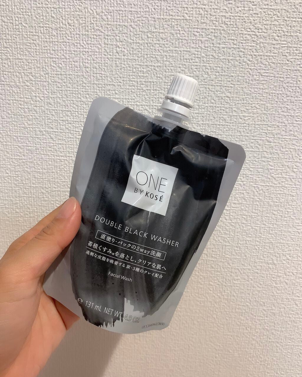 ダブル ブラック ウォッシャー/ONE BY KOSE/その他洗顔料を使ったクチコミ(1枚目)