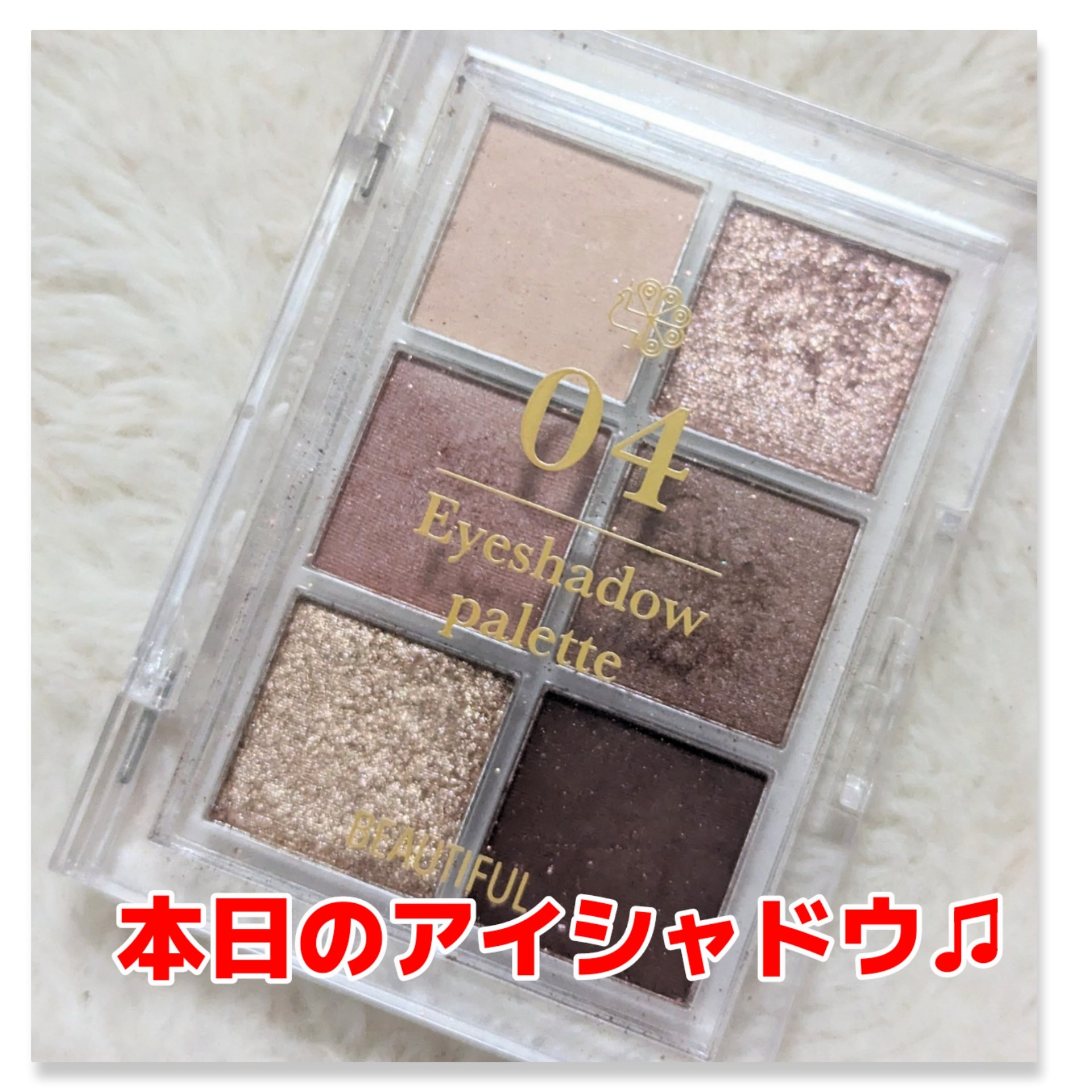 BEAUTIFUL DE6色アイシャドウパレット 04/ピコモンテ/アイシャドウパレットを使ったクチコミ（1枚目）