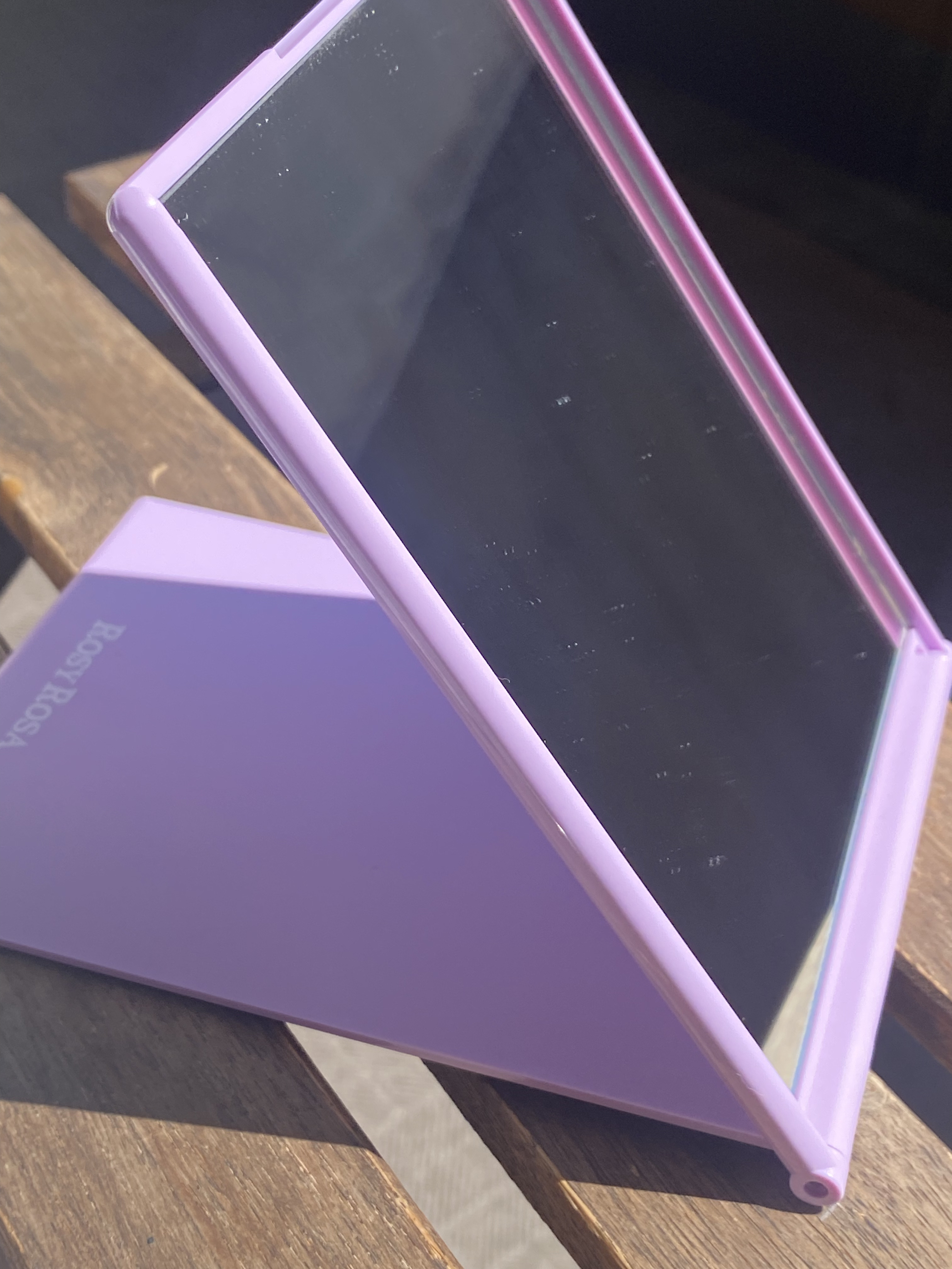 リアルックミラー ミニ パープル(限定)/ロージーローザ/その他化粧小物を使ったクチコミ（2枚目）