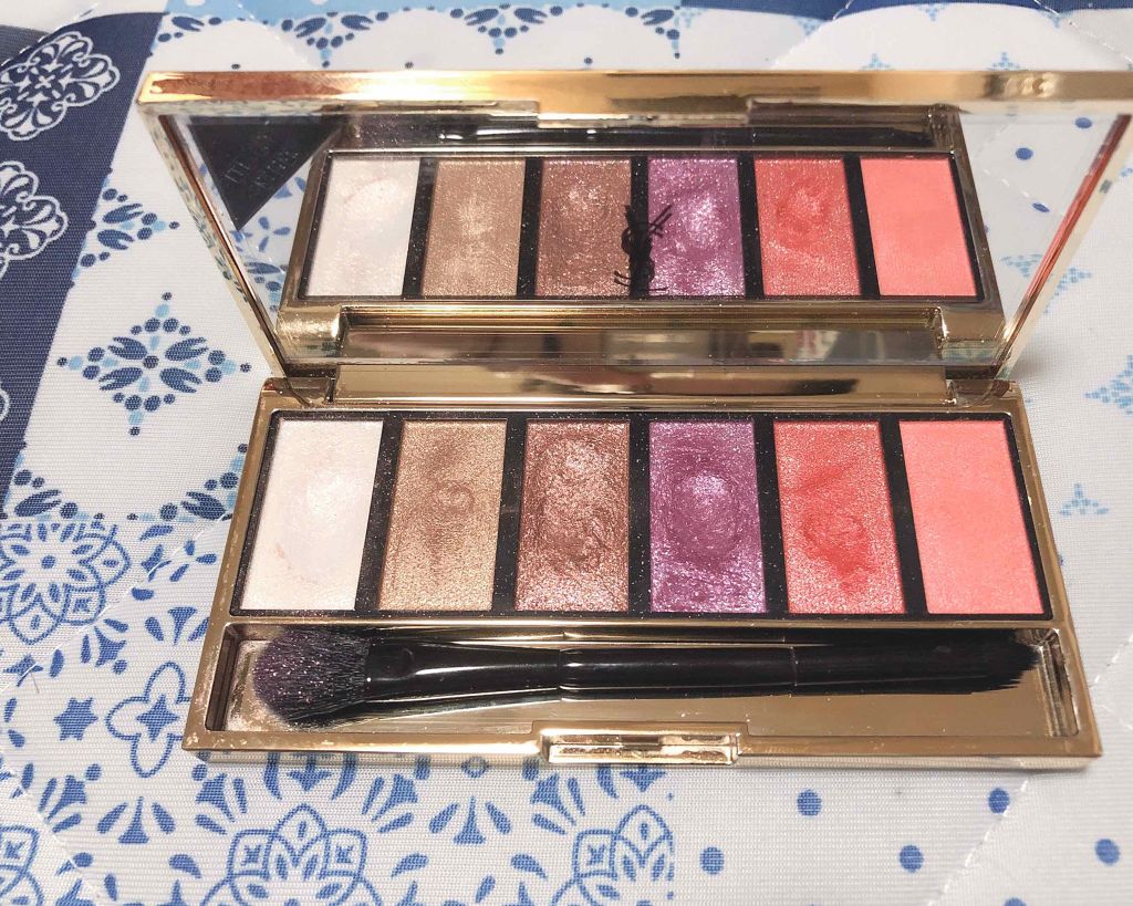 メイクパレット シマー ラッシュ/YVES SAINT LAURENT BEAUTE/アイシャドウパレットを使ったクチコミ(2枚目)