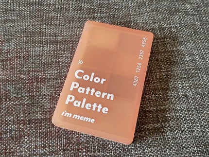 カラーパターンパレット/i’m meme/マルチパレットを使ったクチコミ(2枚目)