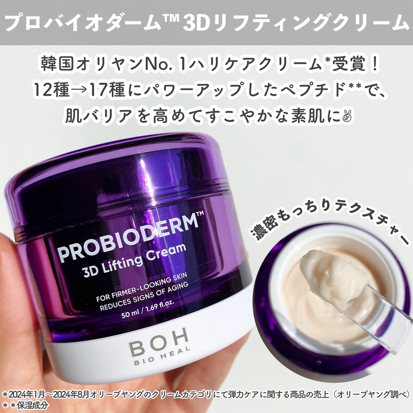 プロバイオダーム リフティング アイリンクルクリーム/BIOHEAL BOH/アイケア・アイクリームを使ったクチコミ(2枚目)