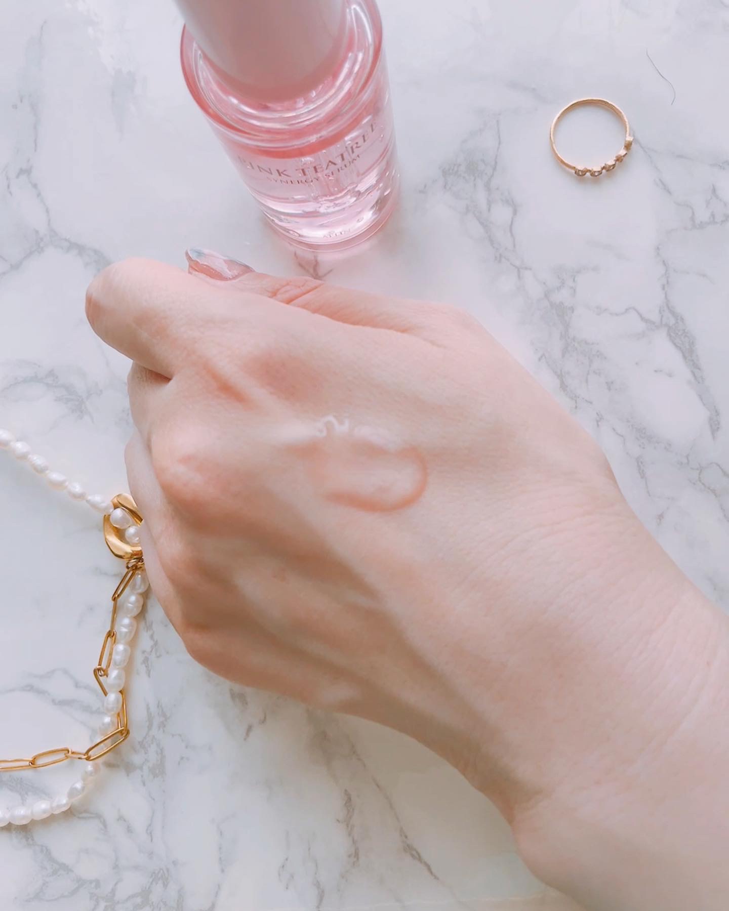 ピンクティーツリーシナジーセラム/APLIN/美容液を使ったクチコミ（2枚目）