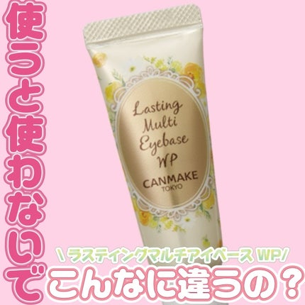 ラスティングマルチアイベース WP/キャンメイク/アイシャドウベースを使ったクチコミ(1枚目)