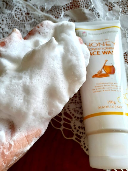 ハニーフェイスウォッシュ/世田谷コスメ/洗顔フォームを使ったクチコミ(5枚目)