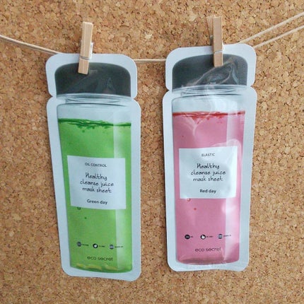 ヘルシークレンズジュースマスクパック/eco secret/シートマスク・パックを使ったクチコミ(4枚目)