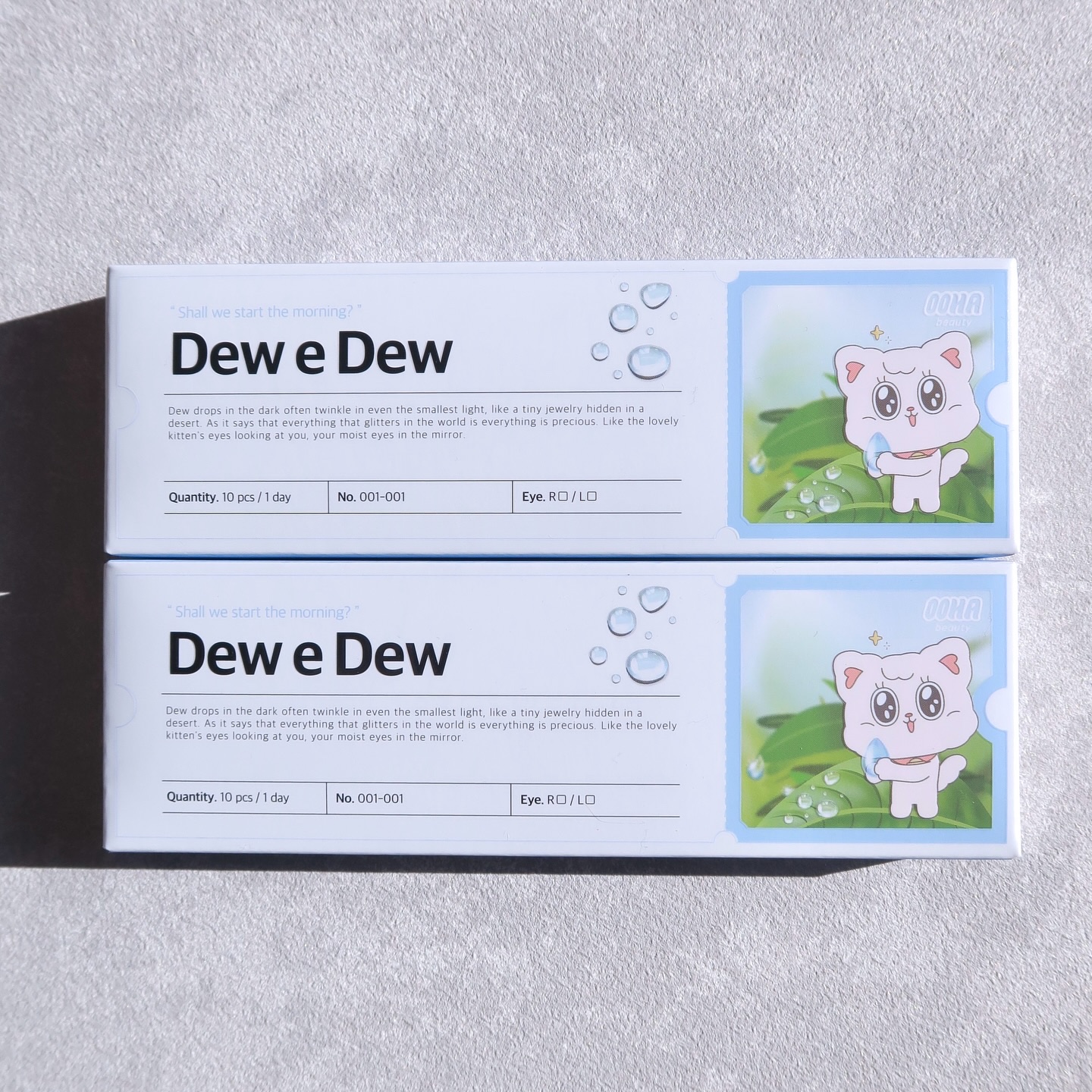 OOHA Dew e Dew 1day Choco（チョコ）/OOHA/ワンデー（１DAY）カラコンを使ったクチコミ（3枚目）