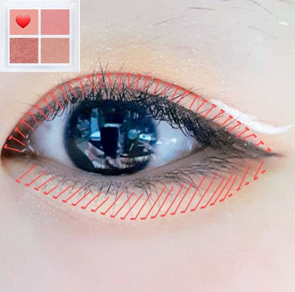 アイシャドウパレット/4U2/アイシャドウパレットを使ったクチコミ（2枚目）