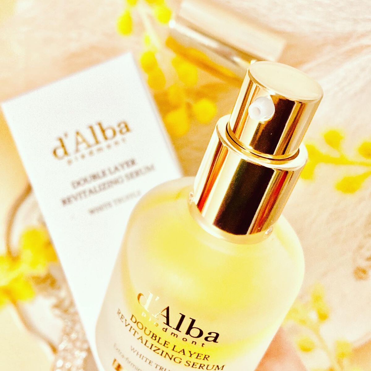 ホワイトトリュフダブルレイヤーリバイタライジングセラム/ダルバ/美容液を使ったクチコミ(3枚目)