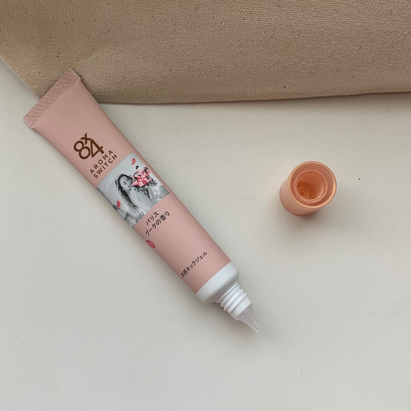 8x4 アロマスイッチ 涼感ネックジェル パリスブーケの香り/8x4/デオドラント・制汗剤を使ったクチコミ(2枚目)