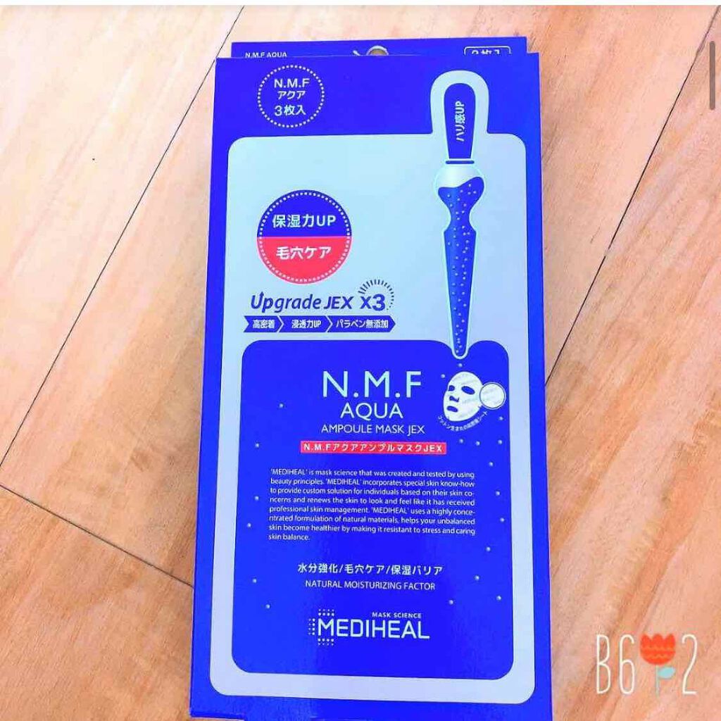 N.M.FアクアアンプルマスクJEX/MEDIHEAL/シートマスク・パックを使ったクチコミ（1枚目）