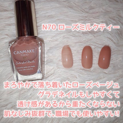 カラフルネイルズ/キャンメイク/マニキュアを使ったクチコミ(2枚目)