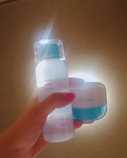 WHITE MILK CREAM/3CE/フェイスクリームを使ったクチコミ(1枚目)