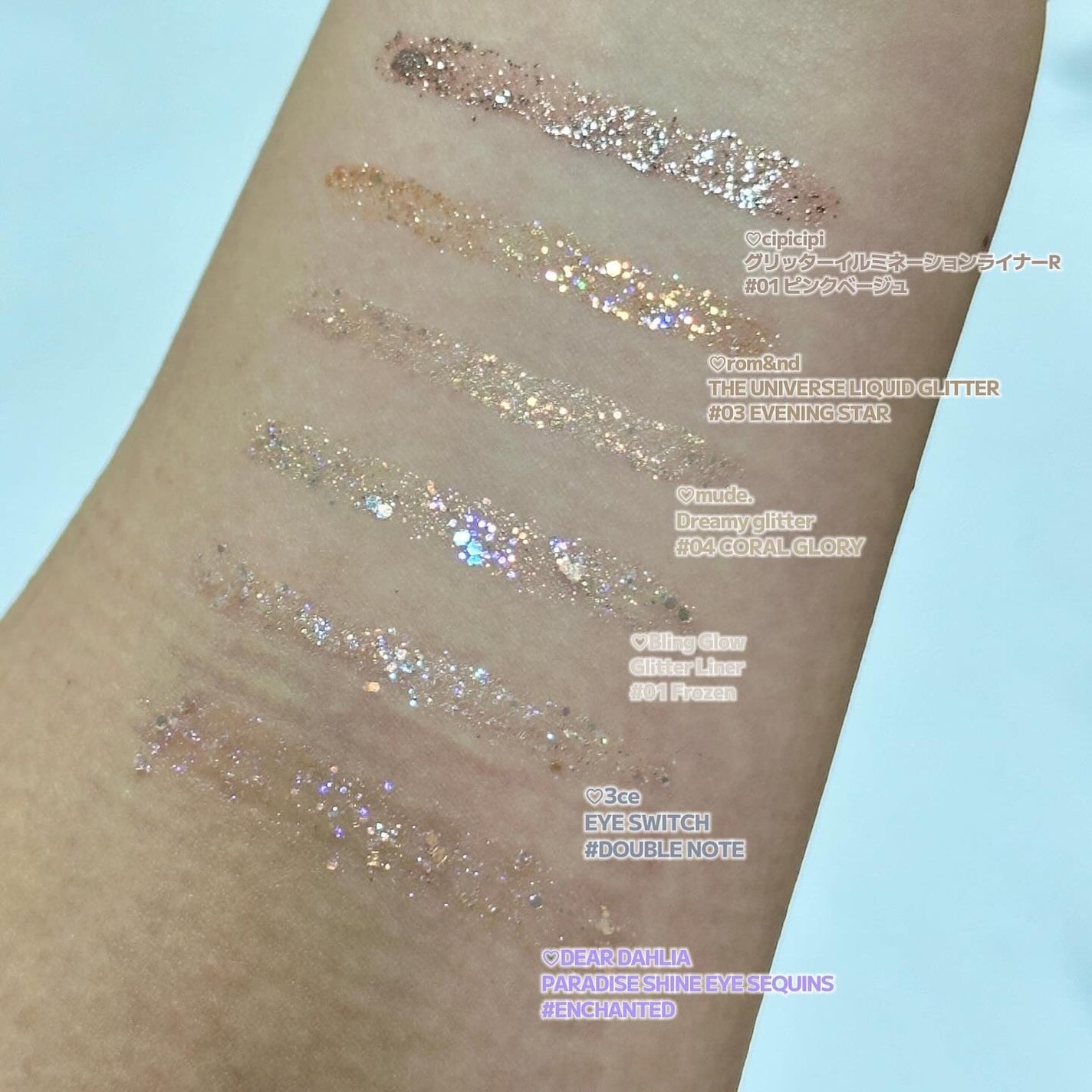 3CE アイスイッチ/3CE/グリッターを使ったクチコミ(3枚目)