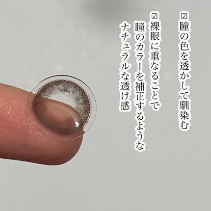 See Through Kristin/Hapa kristin/カラーコンタクトレンズを使ったクチコミ(3枚目)
