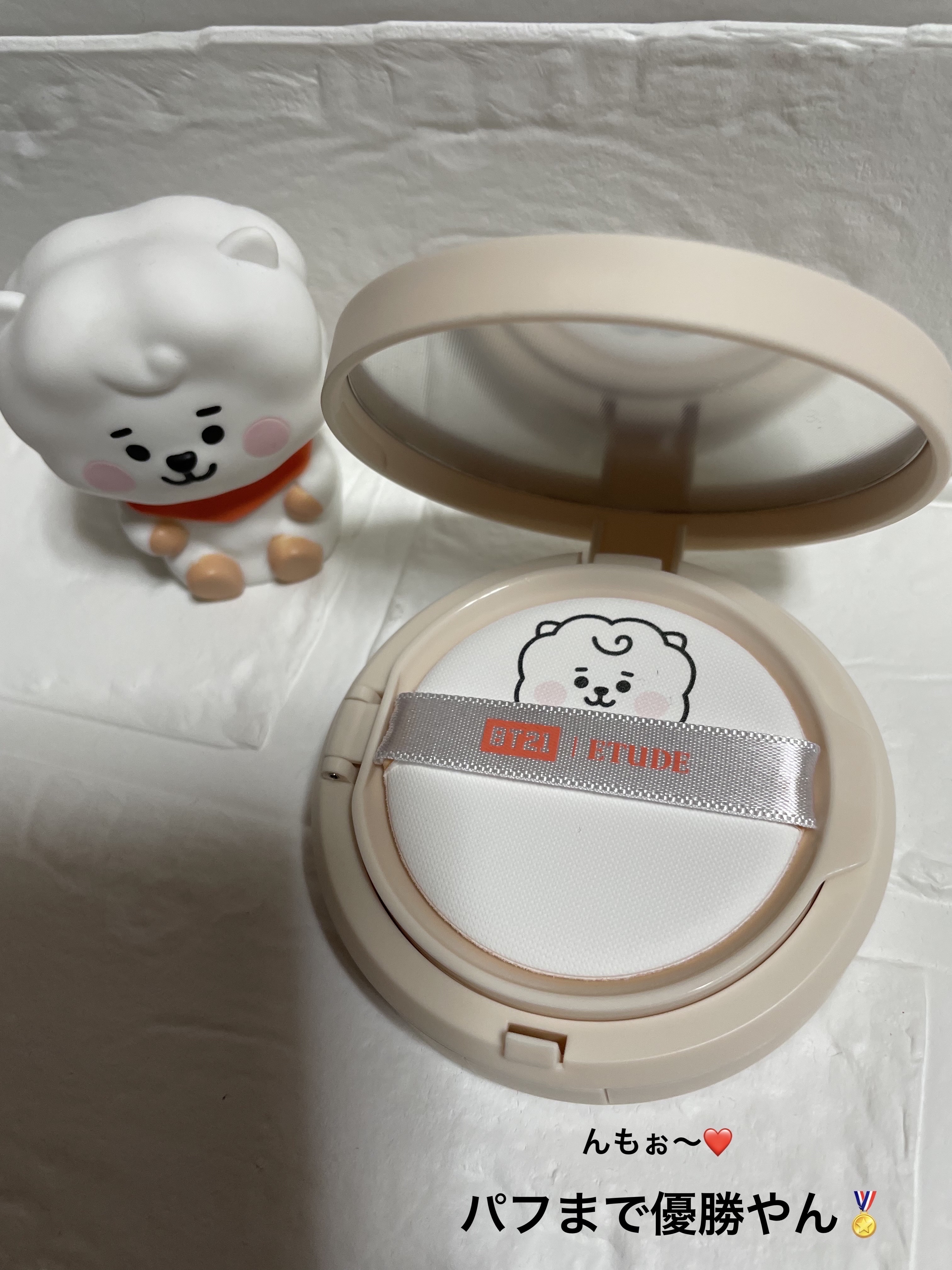 ダブルラスティング クッショングロウ/ETUDE/クッションファンデーションを使ったクチコミ（3枚目）