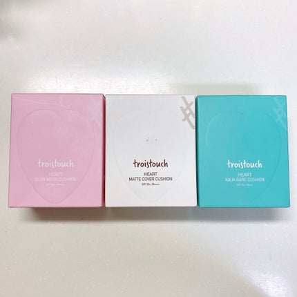 トワタッチ ハートクッション グロウメッシュ/troistouch/クッションファンデーションを使ったクチコミ(4枚目)