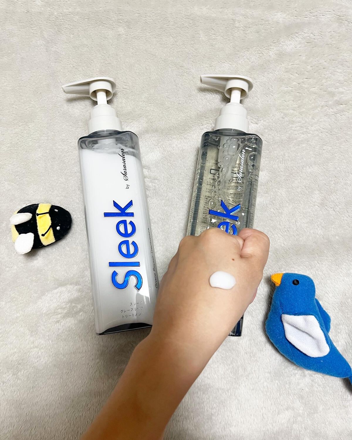 なっぽ on LIPS 「Sleekグレースリペアシャンプー&トリートメントお試しさせて..」(3枚目)