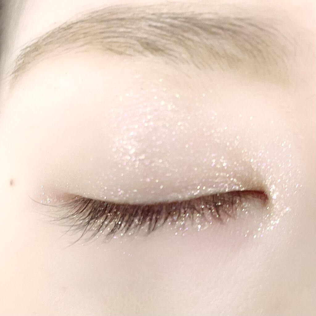 グリッターロックアイズ BE101（生産終了）/ETUDE/単色アイシャドウを使ったクチコミ（3枚目）