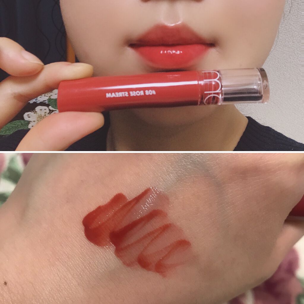 グラスティングウォーターティント/rom&nd/リップティントを使ったクチコミ（2枚目）