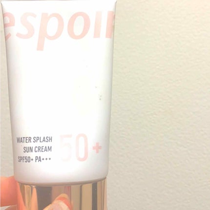 ウォータースプラッシュサンクリーム/espoir/化粧下地を使ったクチコミ(1枚目)