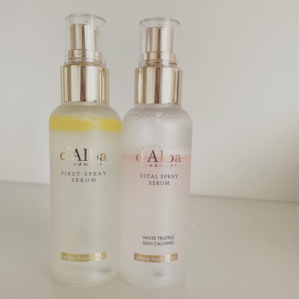 ダルバ ホワイトトリュフファーストスプレーセラム/ダルバ/ミスト状化粧水を使ったクチコミ（1枚目）