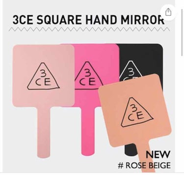 3CE MINI HAND MIRROR/3CE/その他化粧小物を使ったクチコミ（1枚目）