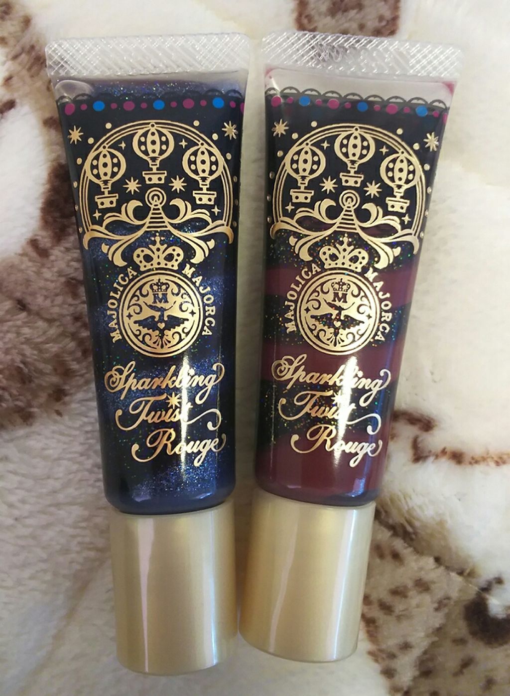 スパークリングツイストルージュ 84 スターパーティー/MAJOLICA MAJORCA/リップグロスを使ったクチコミ（1枚目）