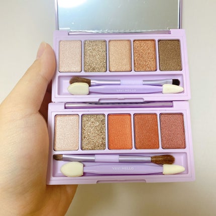 シャイニーアイパレットチャームブラウン/VAVI MELLO/アイシャドウパレットを使ったクチコミ(1枚目)