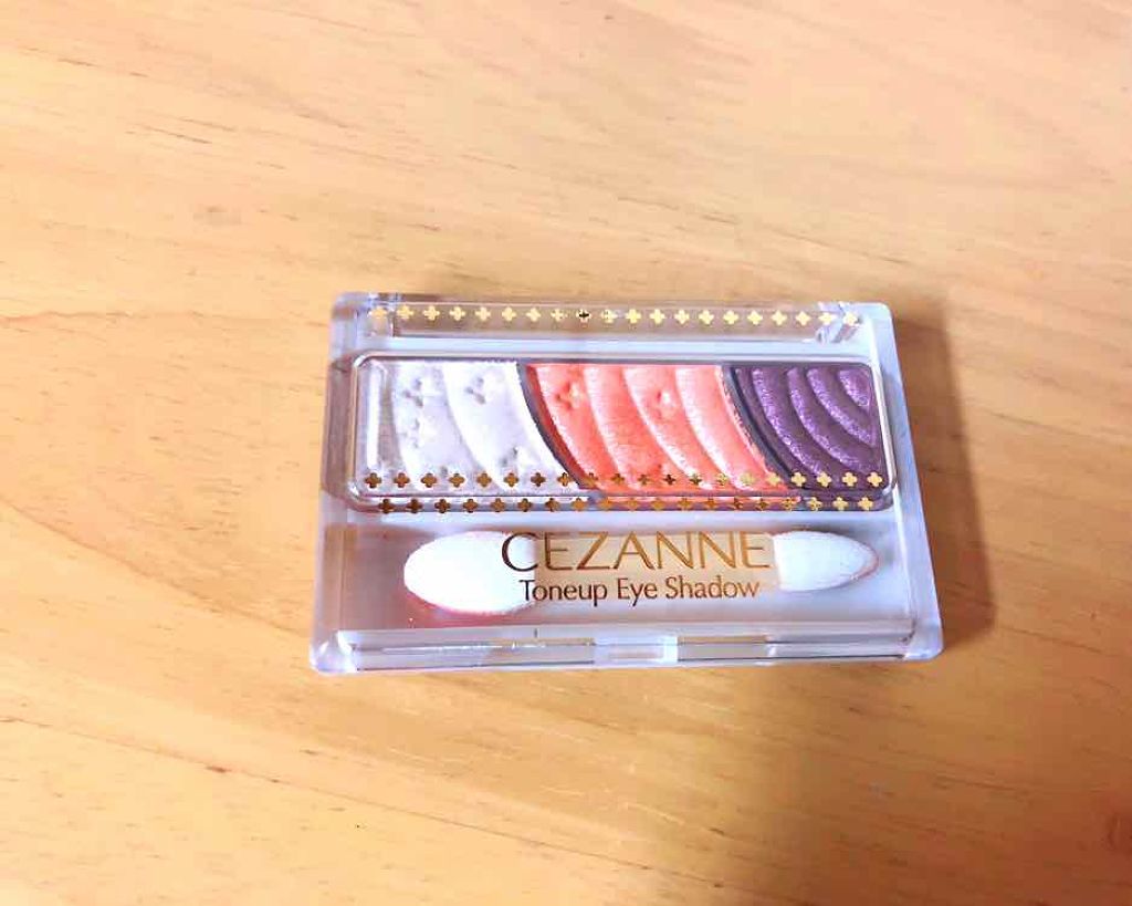 トーンアップアイシャドウ/CEZANNE/アイシャドウパレットを使ったクチコミ（1枚目）