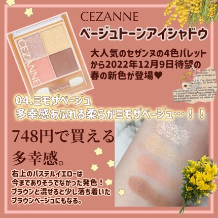 ベージュトーンアイシャドウ/CEZANNE/アイシャドウパレットを使ったクチコミ(5枚目)