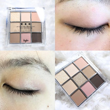 KEYBO FALL IN LOVE SHADOW PALETTE/keybo/アイシャドウパレットを使ったクチコミ(3枚目)