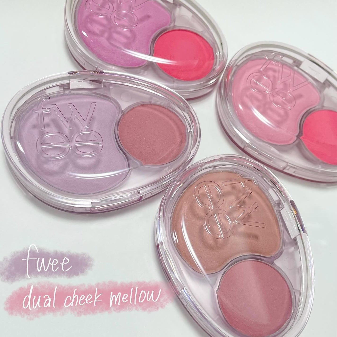 デュアルチークメロウ/fwee/ジェル・クリームチークを使ったクチコミ(1枚目)