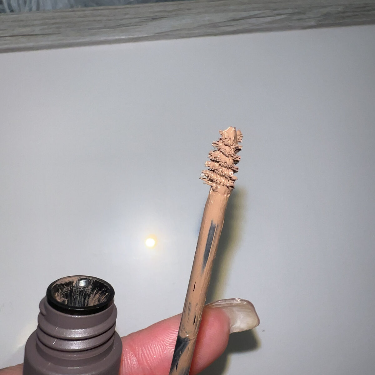 キル ブロウ カラー ブロウ ラッカー 02 LIGHT BROWN/CLIO/眉マスカラを使ったクチコミ（2枚目）