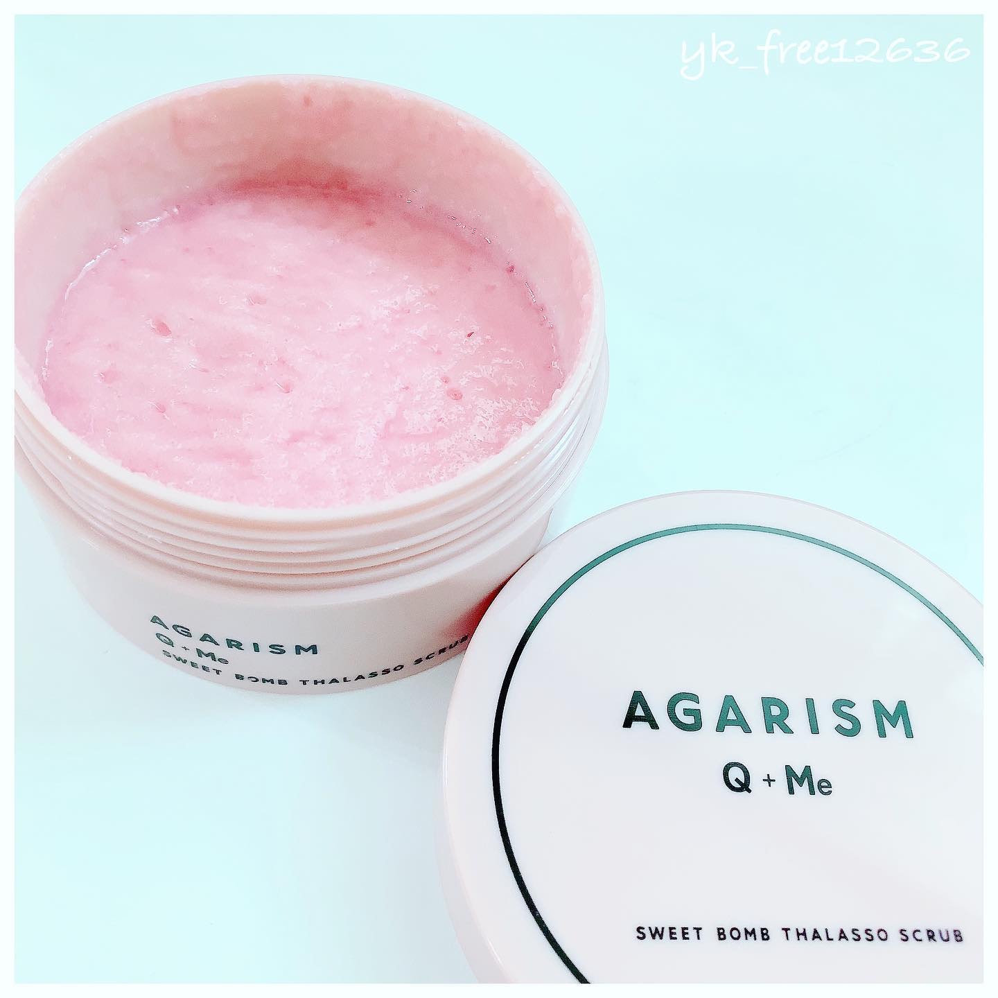 Q+Me スウィート ボム タラソ スクラブ/AGARISM/バスト・ヒップケアを使ったクチコミ（3枚目）