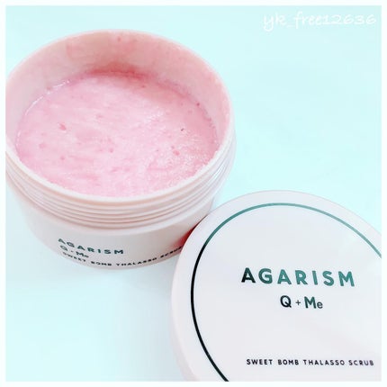 Q+Me スウィート ボム タラソ スクラブ/AGARISM/バスト・ヒップケアを使ったクチコミ(3枚目)