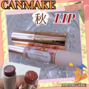 ☆#CANMAKE　☆#キャンメイク　☆#リップ　☆#秋リップ
☆#リップカラー

CANMAKEの秋リップ　2本買っちゃいました💄💄

どちらも初購入リップだけどかわいいですね➰😋😋


🌟#メルティ