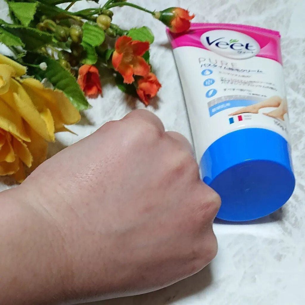 ヴィート ピュアバスタイム除毛クリーム 敏感肌用/Veet/除毛クリームを使ったクチコミ(7枚目)