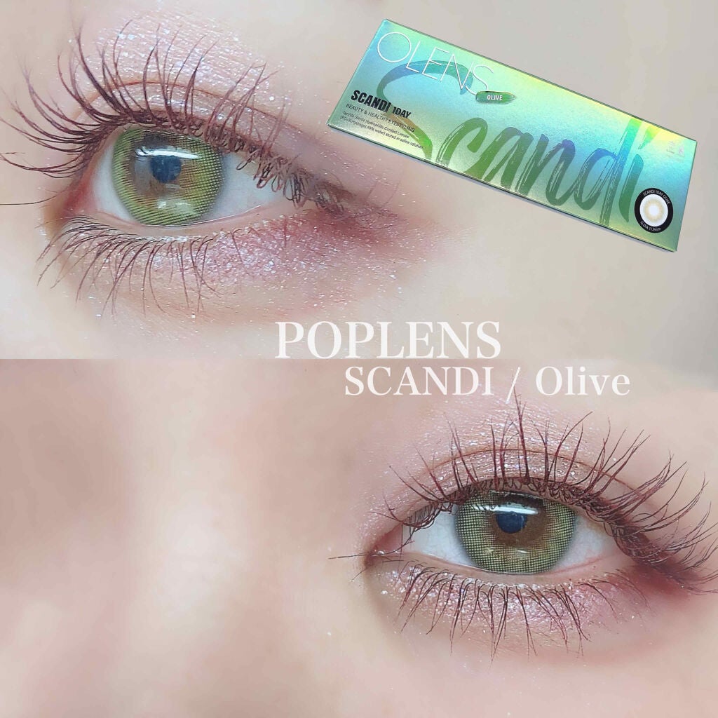 SCANDI 1day/OLENS/カラーコンタクトレンズを使ったクチコミ(1枚目)