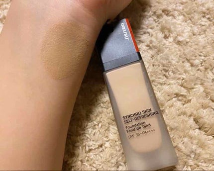 SHISEIDO シンクロスキン セルフリフレッシング ファンデーションのクチコミ「〜ベースメイク編〜
『SHISEIDO シンクロスキンセルフリフレッシングファンデーション』
.....」(2枚目)