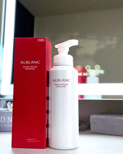 マイクロムース リフレッシャー/ALBLANC/泡洗顔を使ったクチコミ(2枚目)