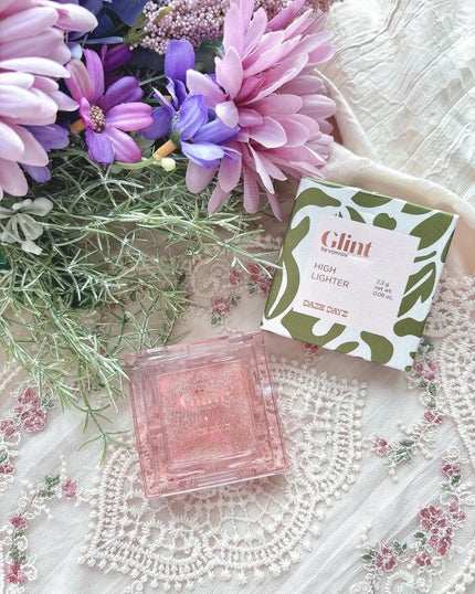 マーブルベイクドハイライター/Glint/パウダーハイライトを使ったクチコミ(6枚目)