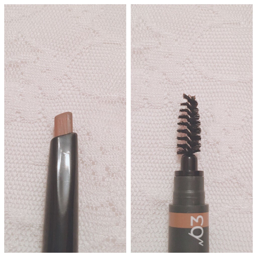 ツートンカラーアイブロウペンシル/GENE TOKYO/アイブロウペンシルを使ったクチコミ(3枚目)