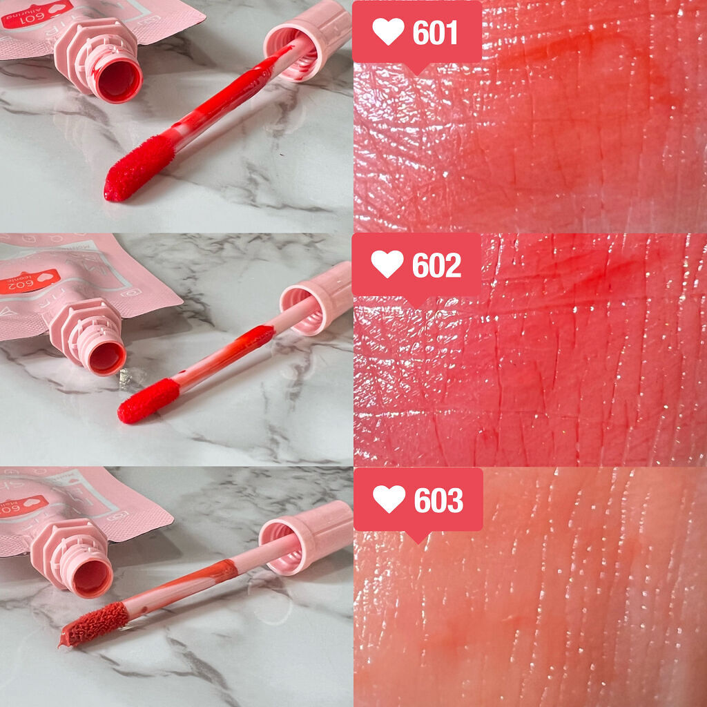 マイ ベスト ショット モイスター リップ ティント/TIRTIR(ティルティル)/リップティントを使ったクチコミ（2枚目）