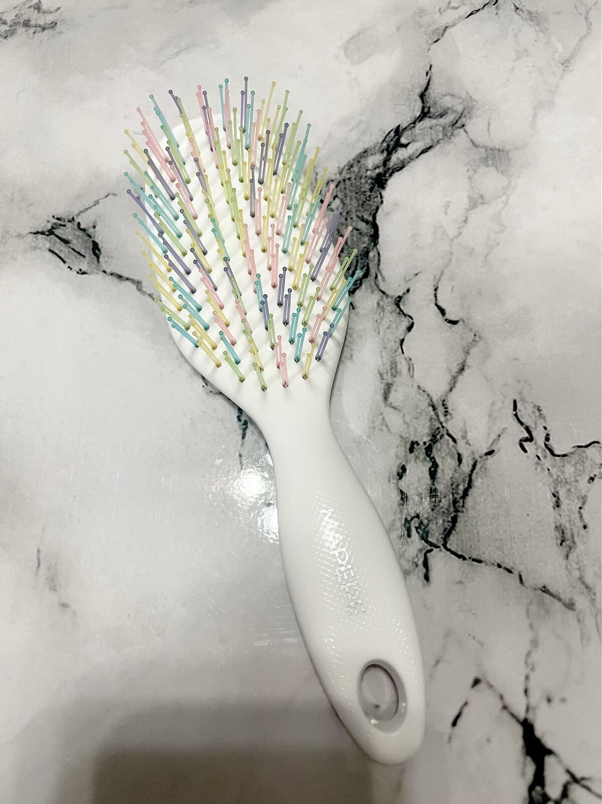 デタングリングブラシミニ/マペペ/ヘアブラシを使ったクチコミ(2枚目)