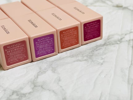 ルージュリップティント 10 シャイニーモーヴ/Kirei&co./口紅を使ったクチコミ(2枚目)