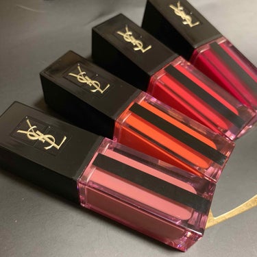 ルージュ ピュールクチュール ヴェルニ ウォーターステイン 607 イノンダシオン オランジュ/YVES SAINT LAURENT BEAUTE/口紅を使ったクチコミ（1枚目）