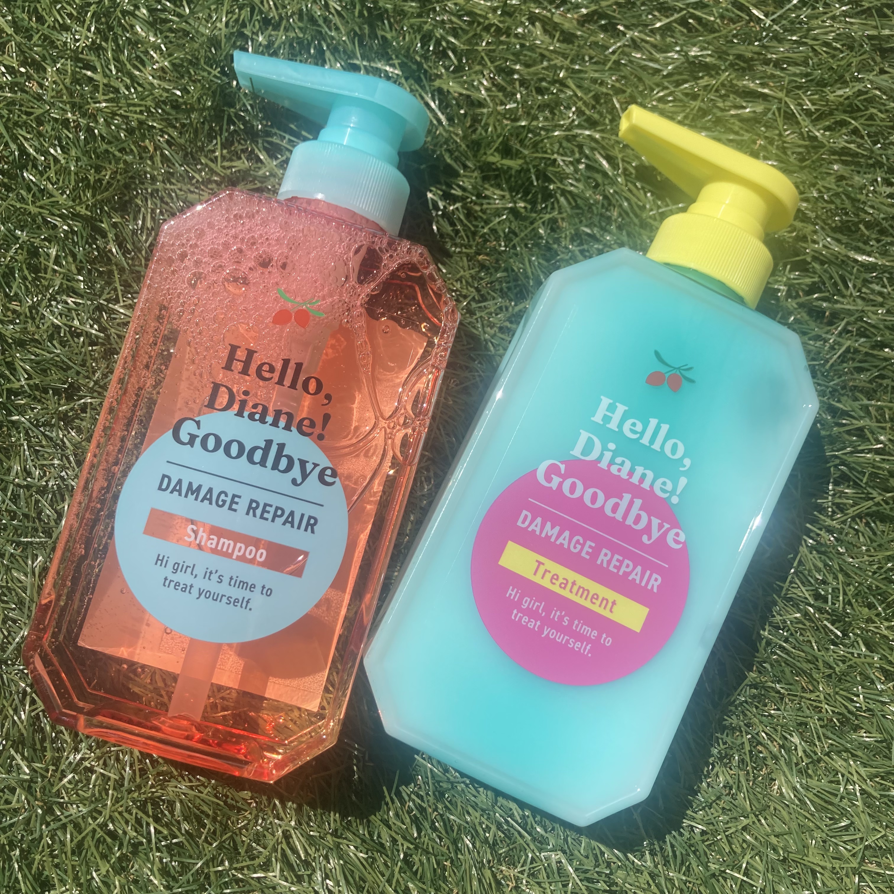 ハローダイアン グッバイ ダメージリペア シャンプー/トリートメント/ダイアン/市販シャンプーを使ったクチコミ（1枚目）