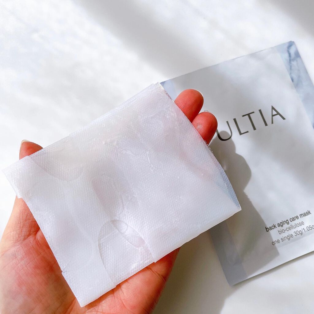 back aging care mask/ULTIA/シートマスク・パックを使ったクチコミ(2枚目)