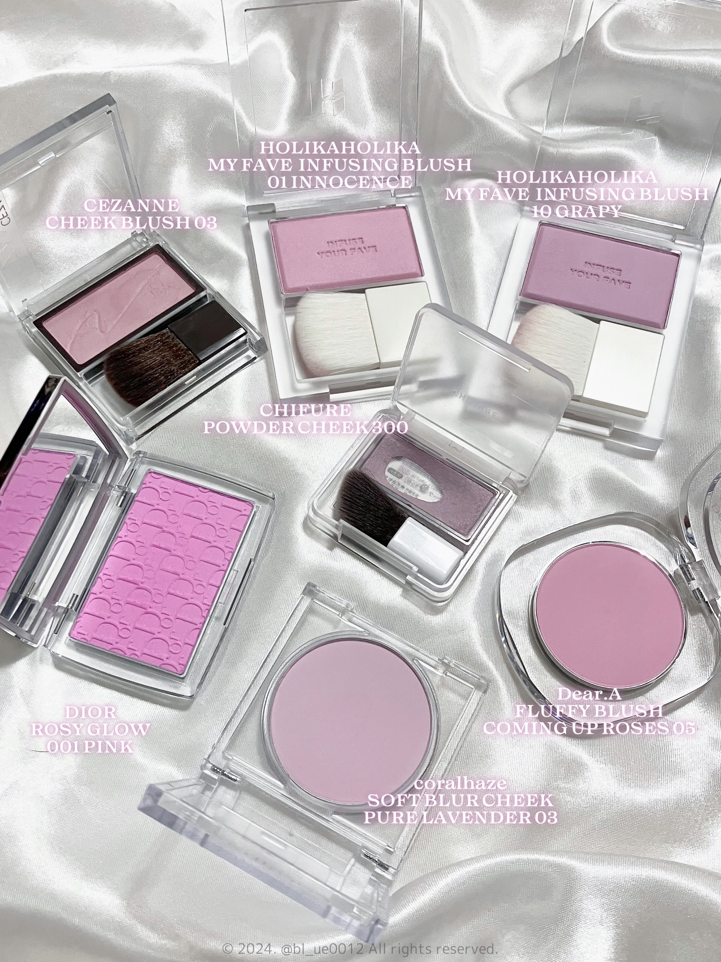 マイフェイブ インフュージング ブラッシュ 01 イノセンス/HOLIKA HOLIKA/パウダーチークを使ったクチコミ（1枚目）